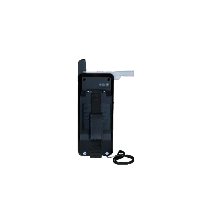 Breathalyser device back